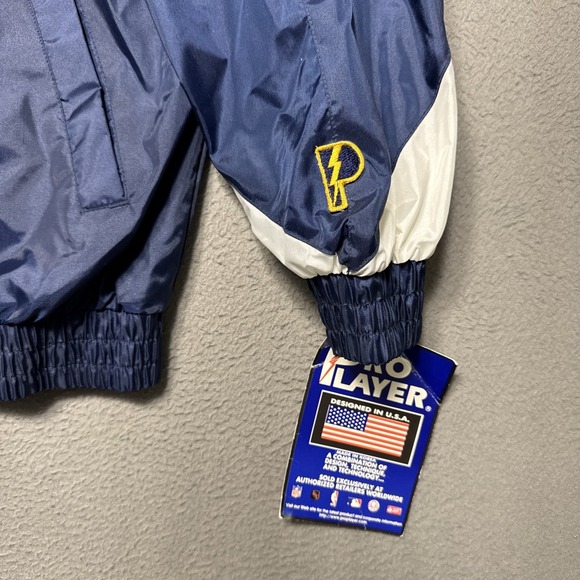 Vintage Pro Player WVU Mountaineers‎ Jacket Large Windbreaker Outdoors Football - Picture 2 of 12